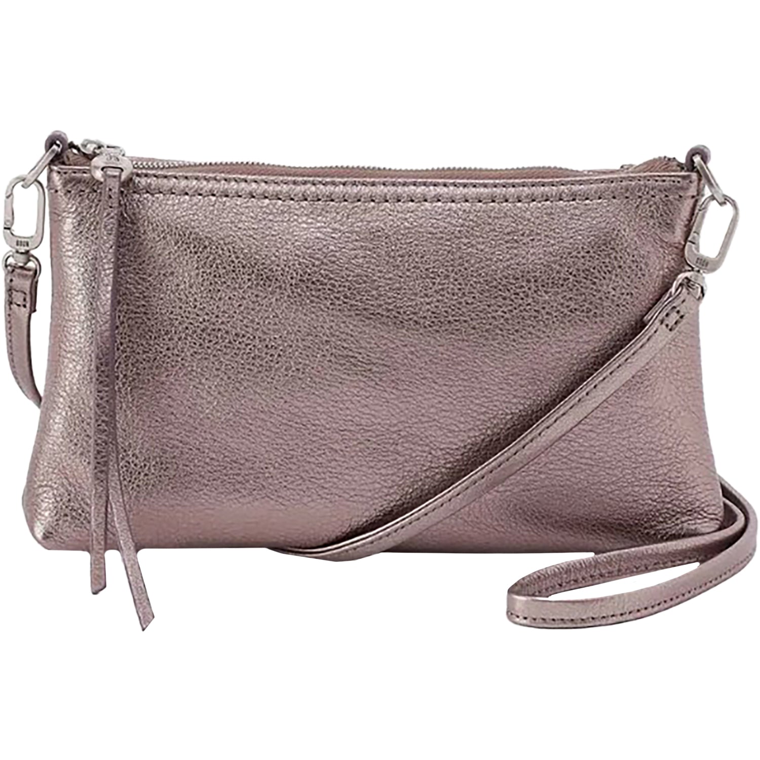 Womens Hobo Hobo Darcy Crossbody Handbag Pewter Spur Pewter Spur