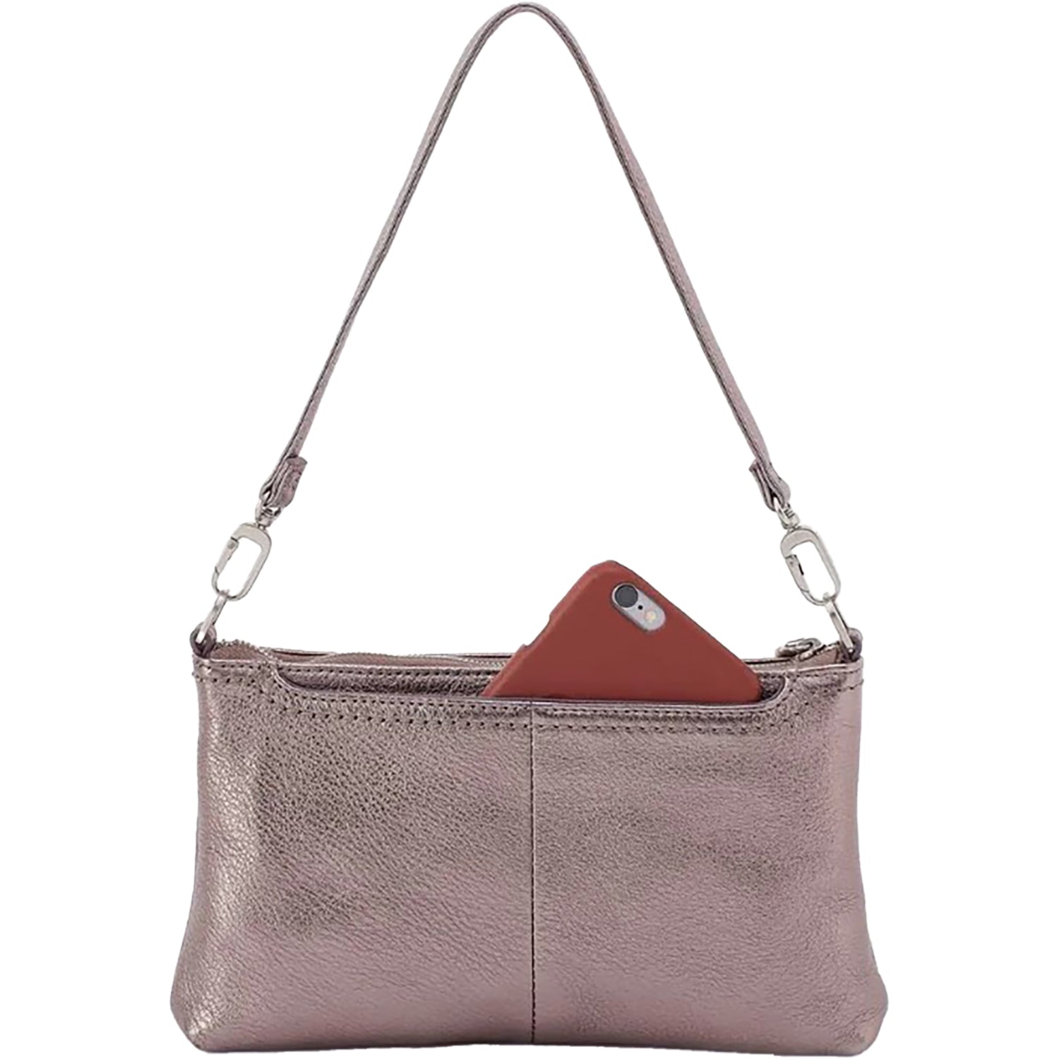 Womens Hobo Hobo Darcy Crossbody Handbag Pewter Spur Pewter Spur