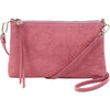 Womens Hobo Hobo International Darcy Crossbody Mauve Embossed Leather Mauve Embossed Leather