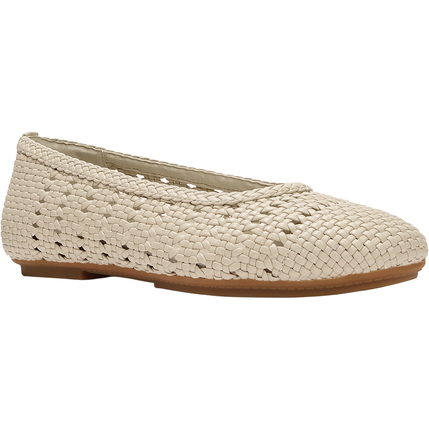 Womens Fit flop Fit Flop Delicato Woven Ballerina Women's Dress Flats Hazy Taupe Hazy Taupe