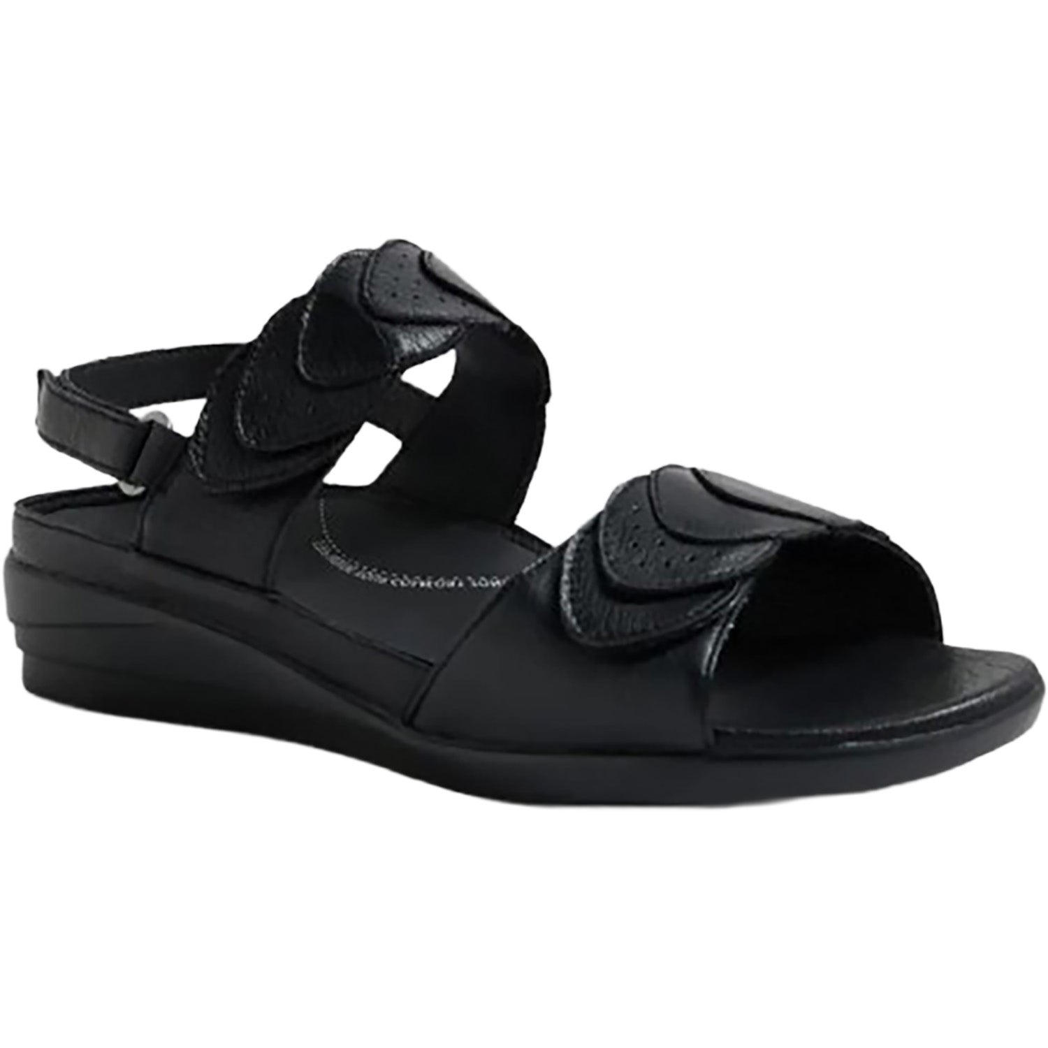 Womens Ziera Ziera Dimone Women's Sandals Black Leather Black Leather