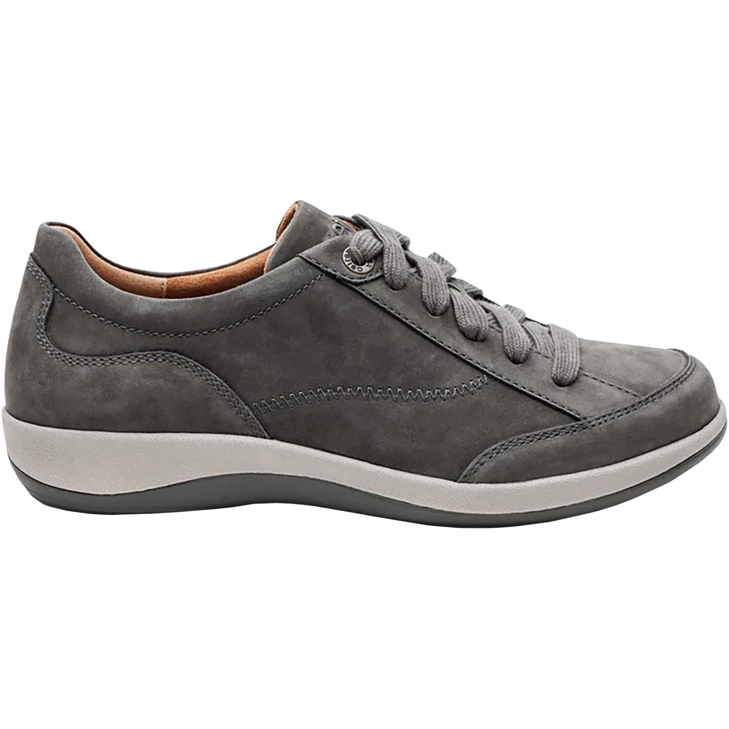 Womens Aetrex Women's Aetrex Dahlia Charcoal Nubuck Charcoal Nubuck