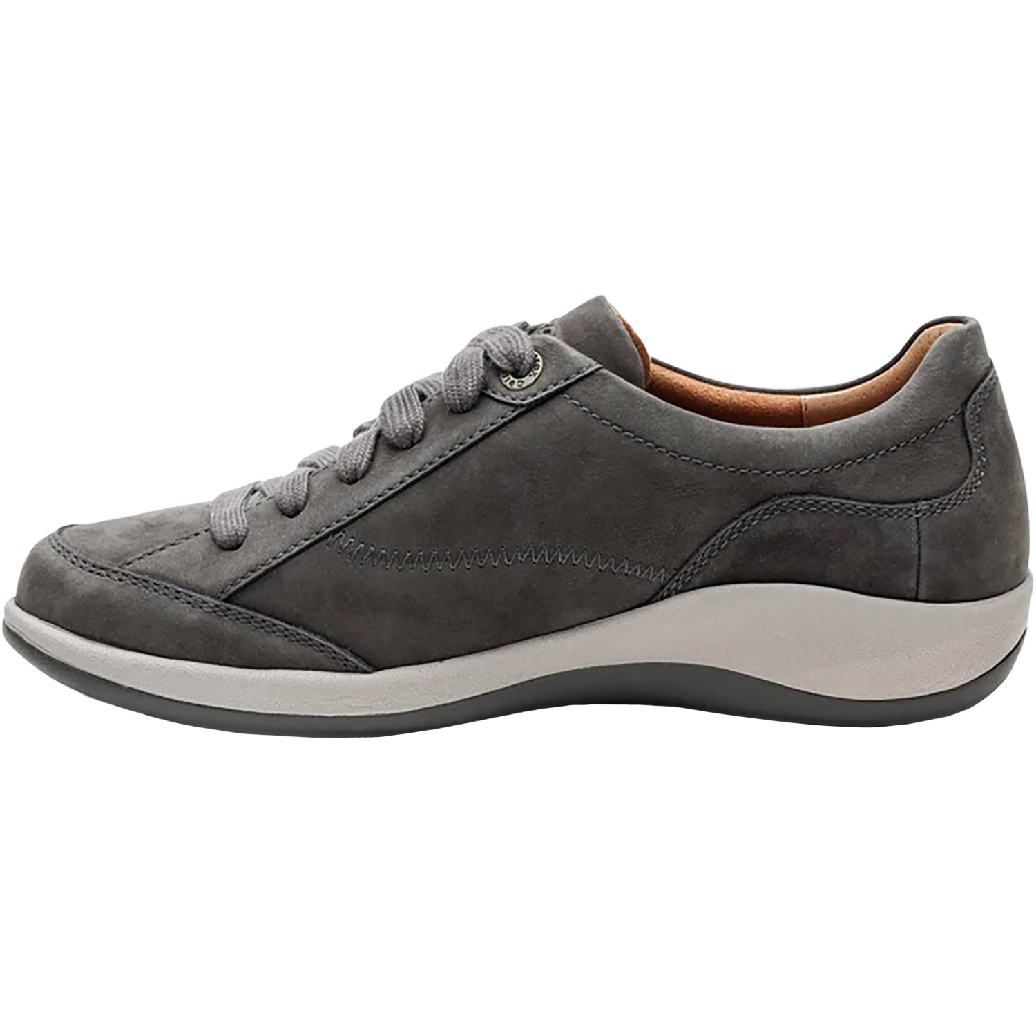 Womens Aetrex Women's Aetrex Dahlia Charcoal Nubuck Charcoal Nubuck