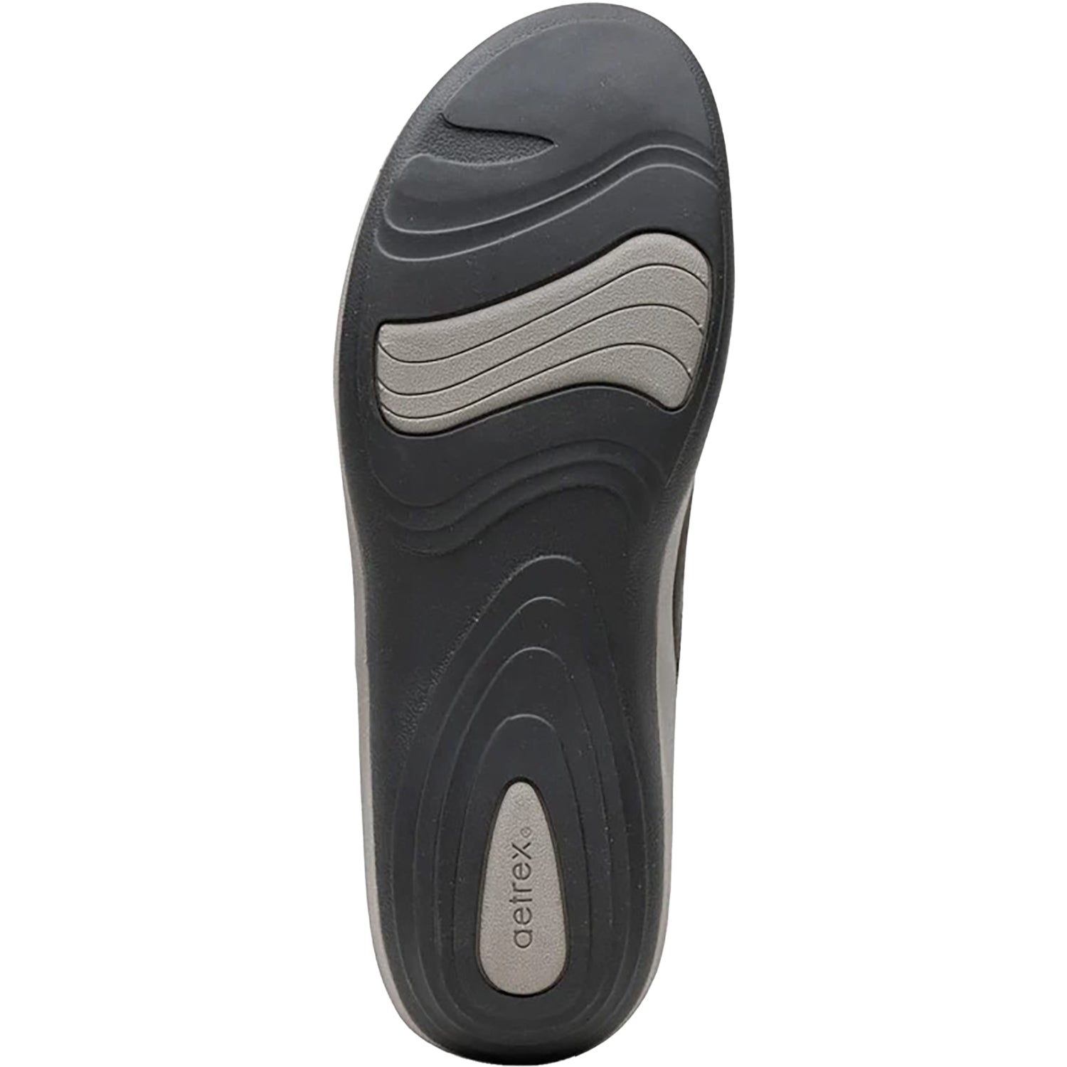 Womens Aetrex Women's Aetrex Dahlia Charcoal Nubuck Charcoal Nubuck