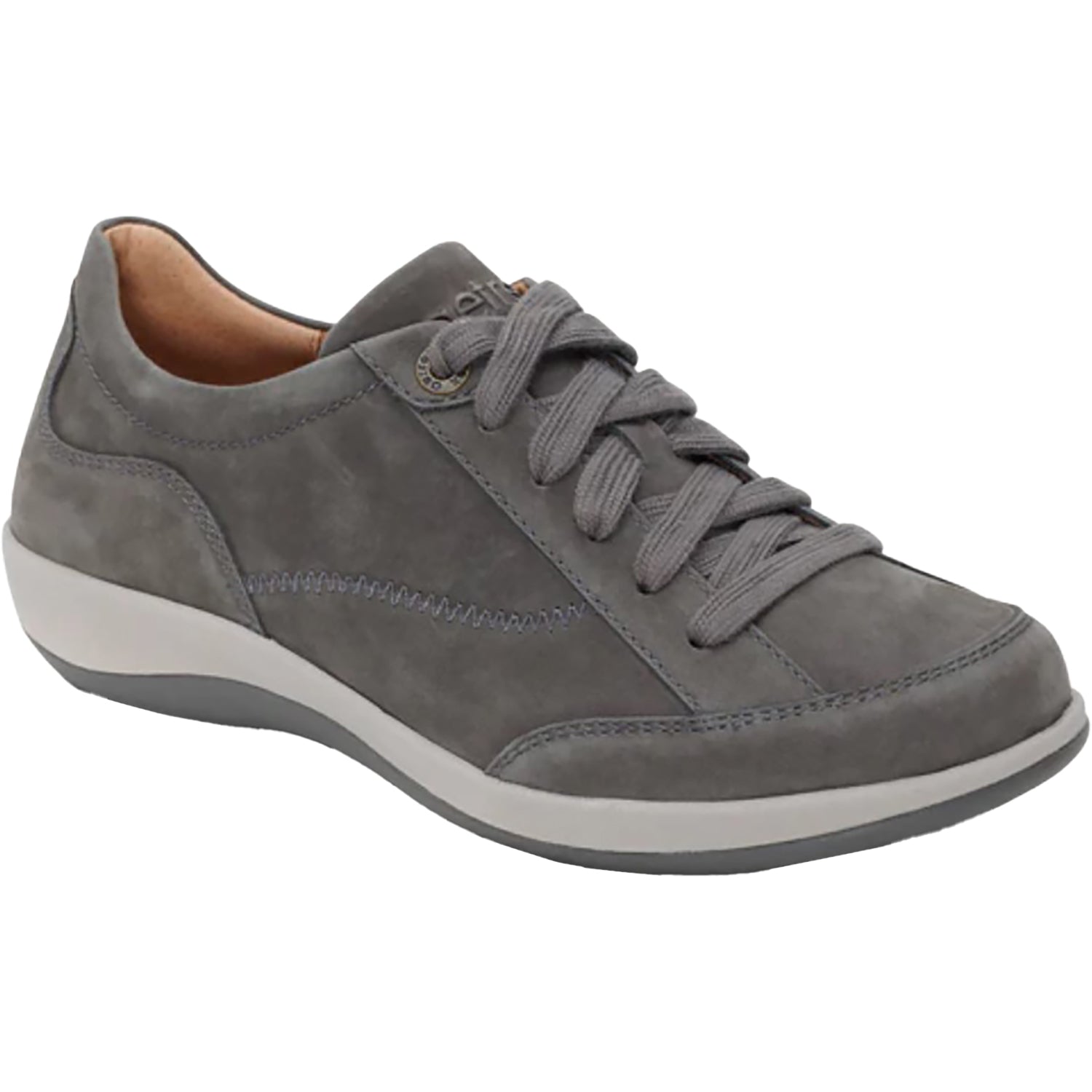 Womens Aetrex Women's Aetrex Dahlia Charcoal Nubuck Charcoal Nubuck