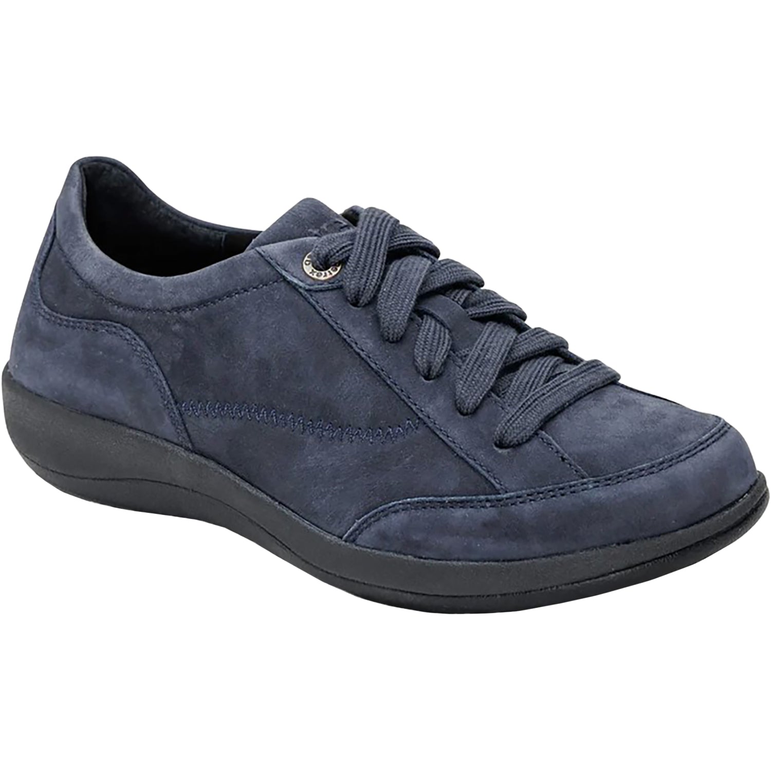 Womens Aetrex Women's Aetrex Dahlia Navy Nubuck Navy Nubuck
