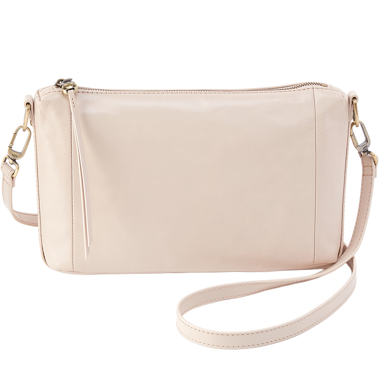 Womens Hobo Hobo Darcy Carry-All Handbag Pale Flax Polished Leather Pale Flax Polished Leather