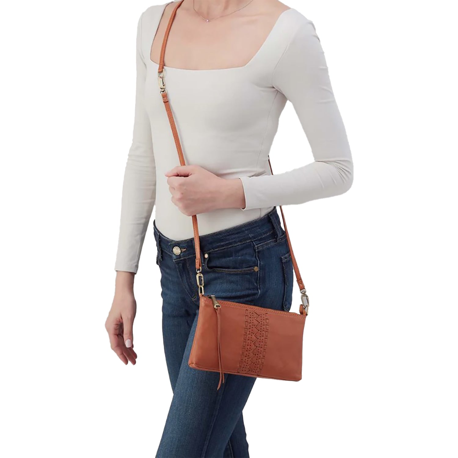 Womens Hobo Hobo Darcy Crossbody Handbag Harvest Wheat Harvest Wheat