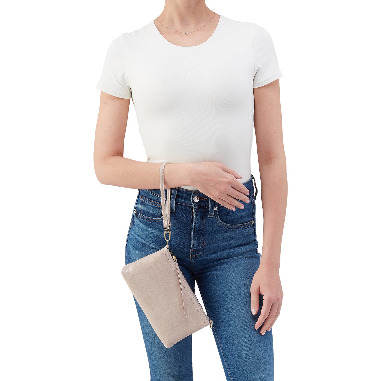 Womens Hobo Hobo Darcy Crossbody Handbag Stone Gloss Stone Gloss