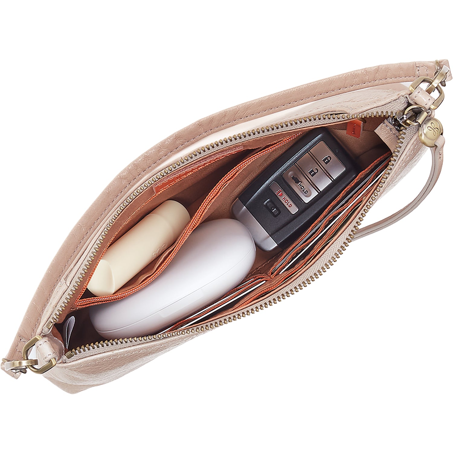 Womens Hobo Hobo Darcy Crossbody Handbag Stone Gloss Stone Gloss