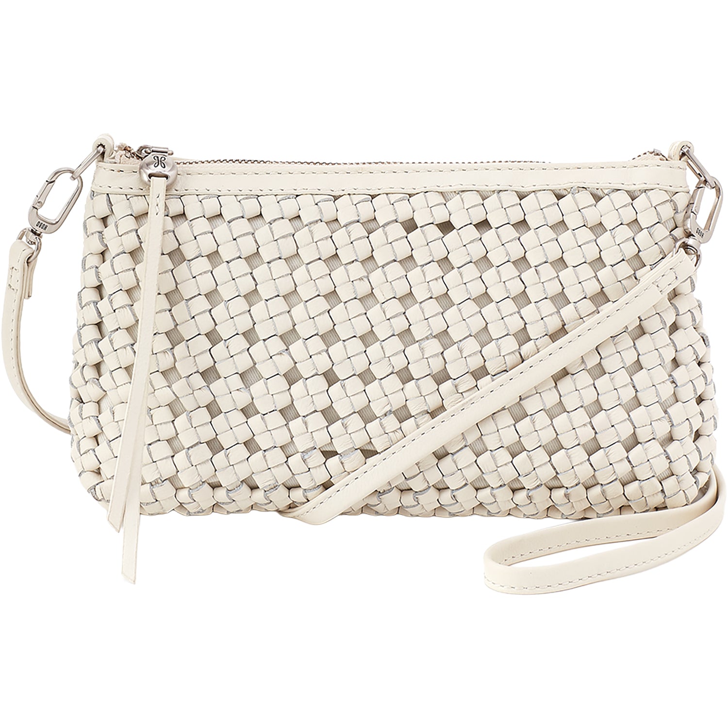 Womens Hobo Hobo Darcy Crossbody Handbag Whitecap Woven Leather Whitecap Woven Leather