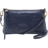 Womens Hobo international Women's Hobo Darcy Blue Stone Polished Leather Blue Stone