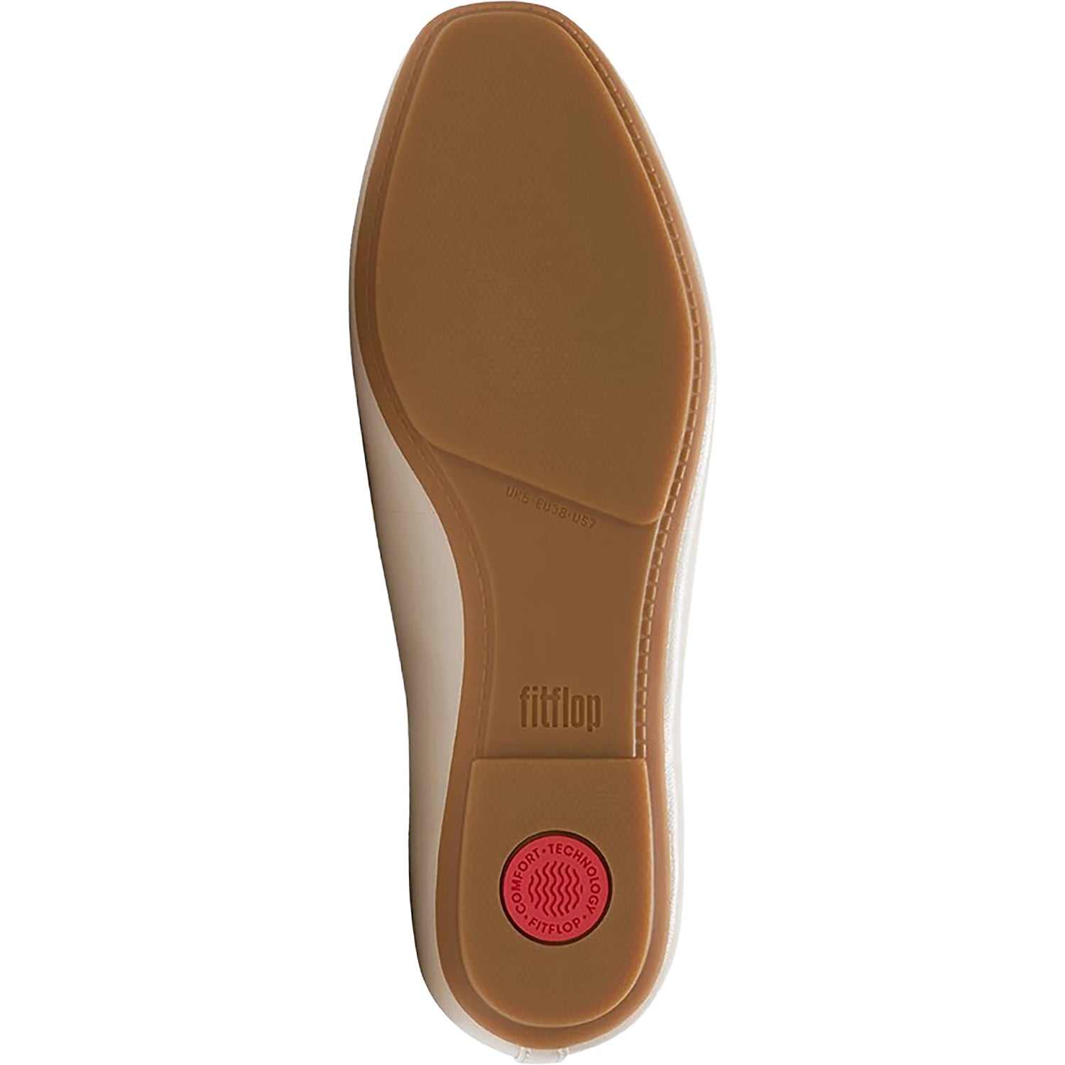FitFlop Delicato High-Cut Soft-Leather Ballet Flats Women's Dress Flat Shoes Paris Beige : 8 M (B)