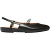 Womens Fit flop Fitflop Delicato Pearls-and-Crystal Slingback Women's Dress Flats Black Black
