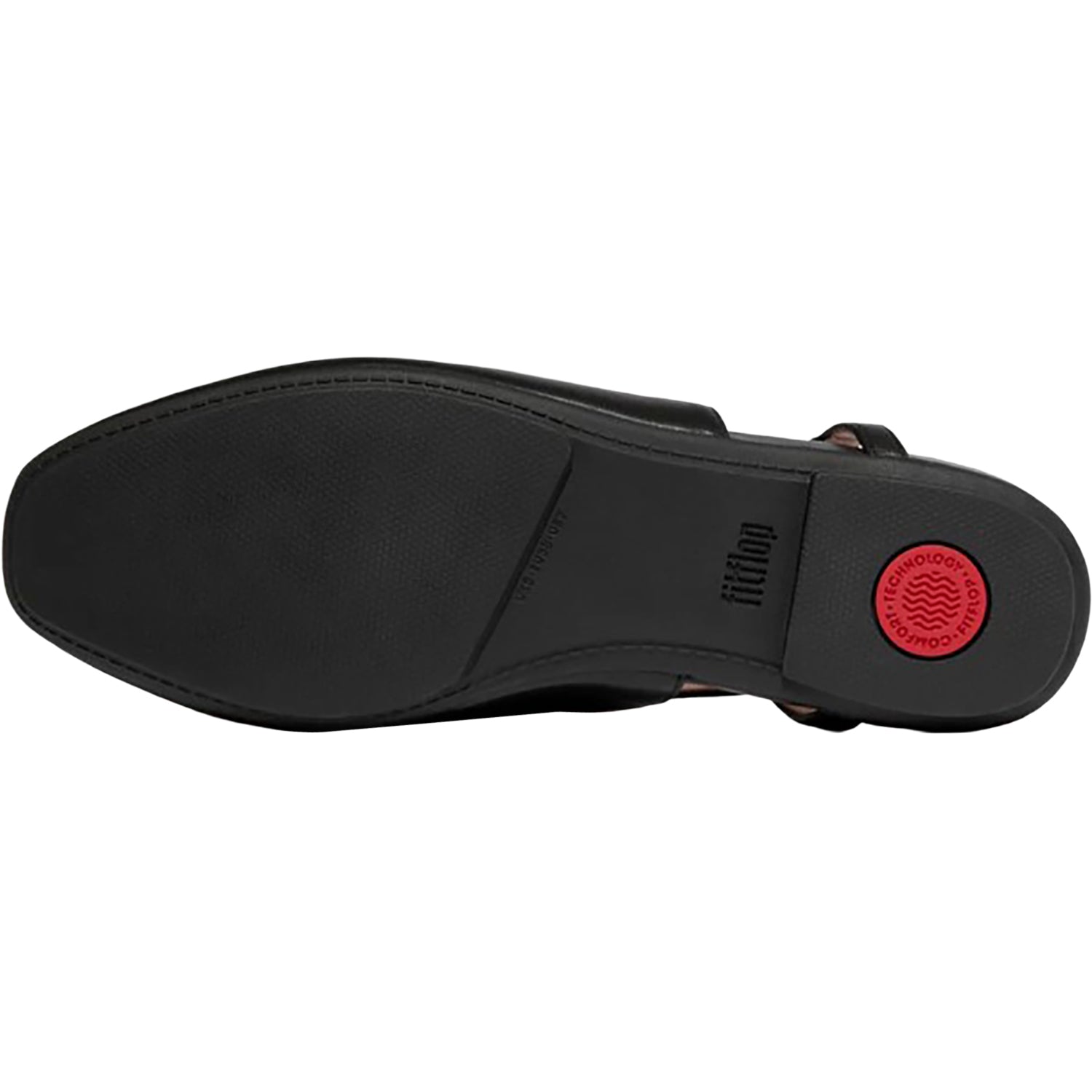 Womens Fit flop Fitflop Delicato Pearls-and-Crystal Slingback Women's Dress Flats Black Black