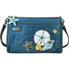 Womens Chala Chala Sand Dollar Deluxe Crossbody Handbag Turquoise Turquoise