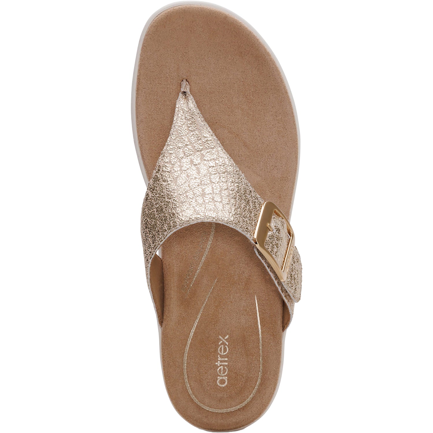 Womens Aetrex Aetrex Donna Women's Sandals Champagne Champagne