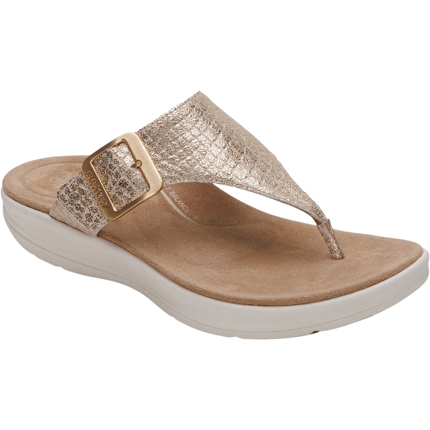 Womens Aetrex Aetrex Donna Women's Sandals Champagne Champagne
