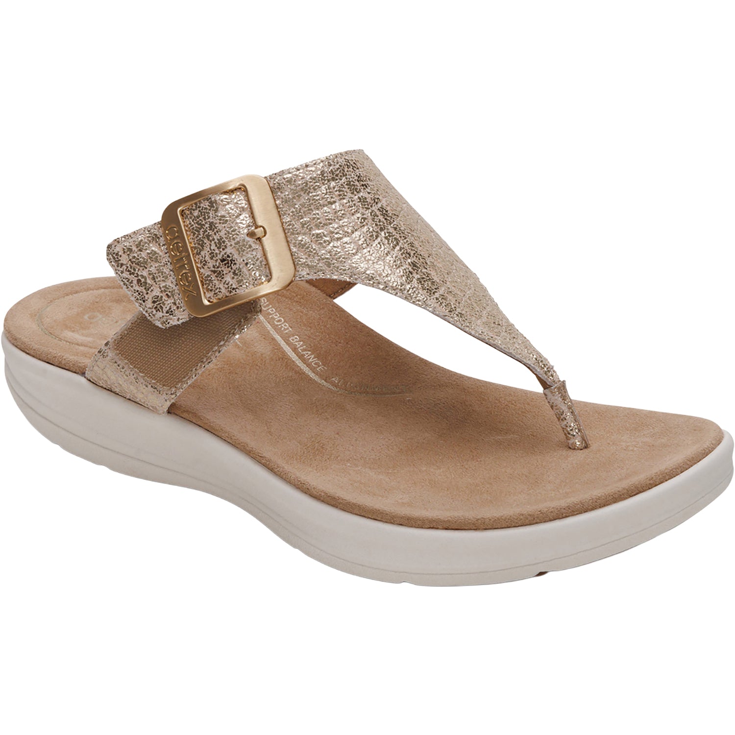 Womens Aetrex Aetrex Donna Women's Sandals Champagne Champagne
