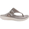 Womens Aetrex Aetrex Donna Women's Sandals Pewter Metallic Pewter Metallic
