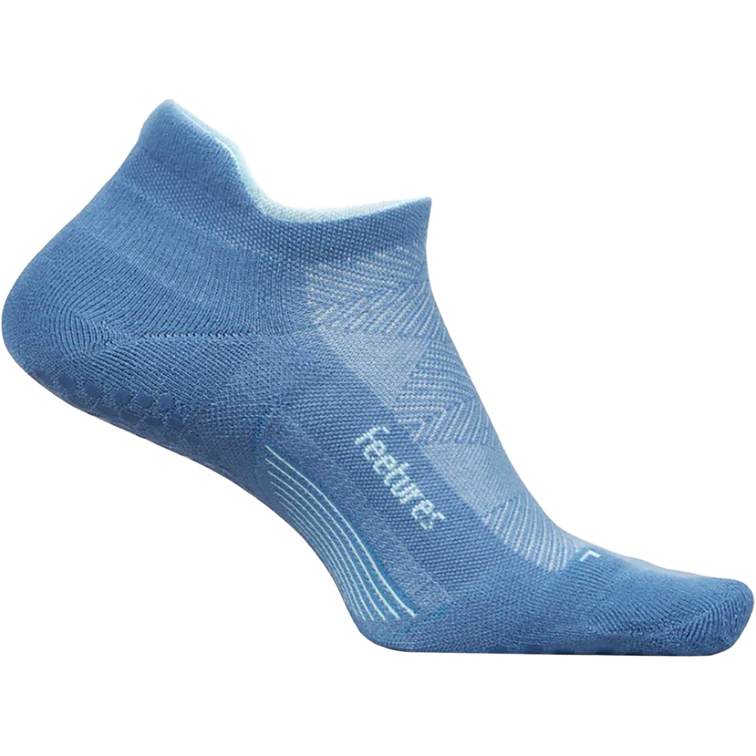 Womens Feetures Feetures Elite Grip Max Cushion Tab Unisex Athletic Shoes Socks Flex Blue Flex Blue