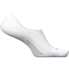 Unisex Feetures Women's Feetures Elite Light Cushion Invisible Socks White