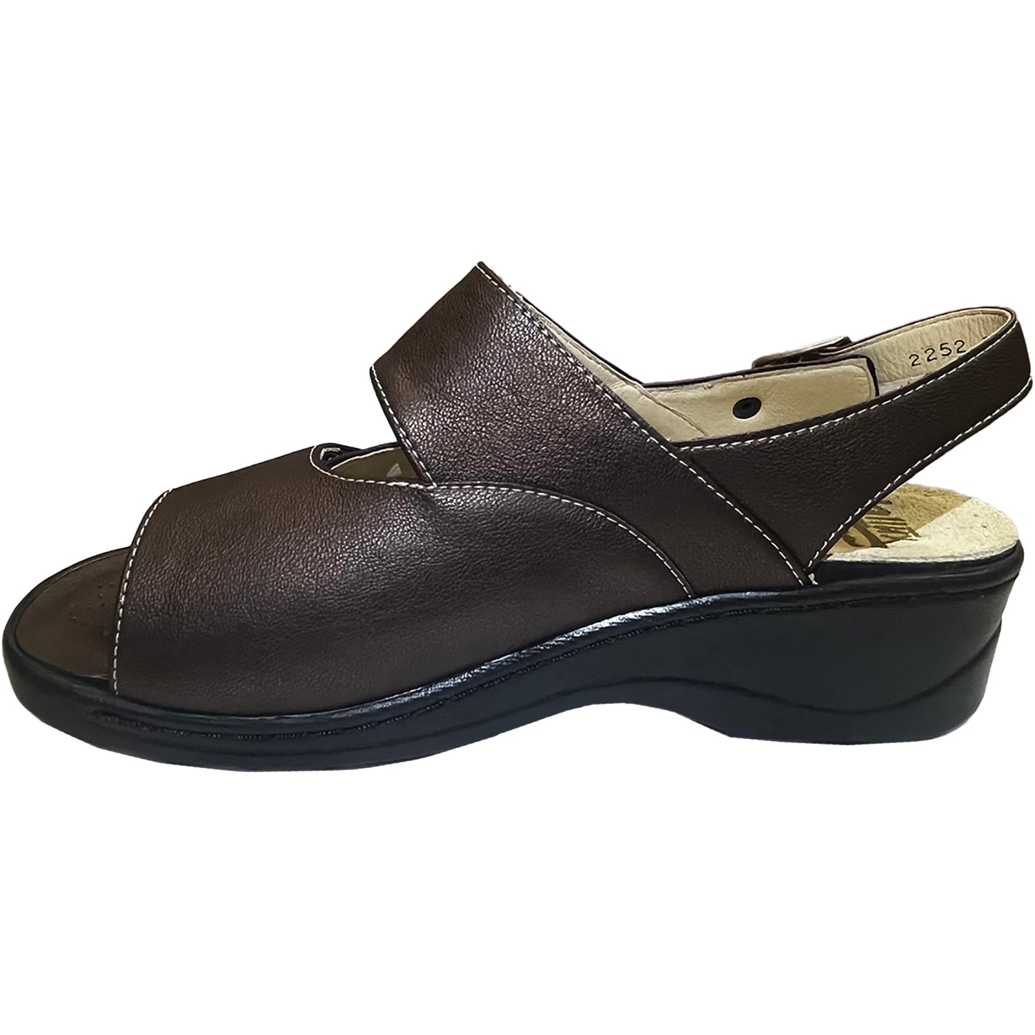 Womens Fidelio Fidelio Emily Wide Fit Women's Sandals Metallic Brown Metallic Brown