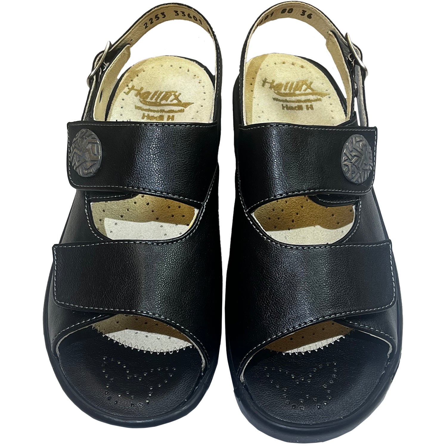 Womens Fidelio Fidelio Emily Wide Fit Women's Sandals Black Black