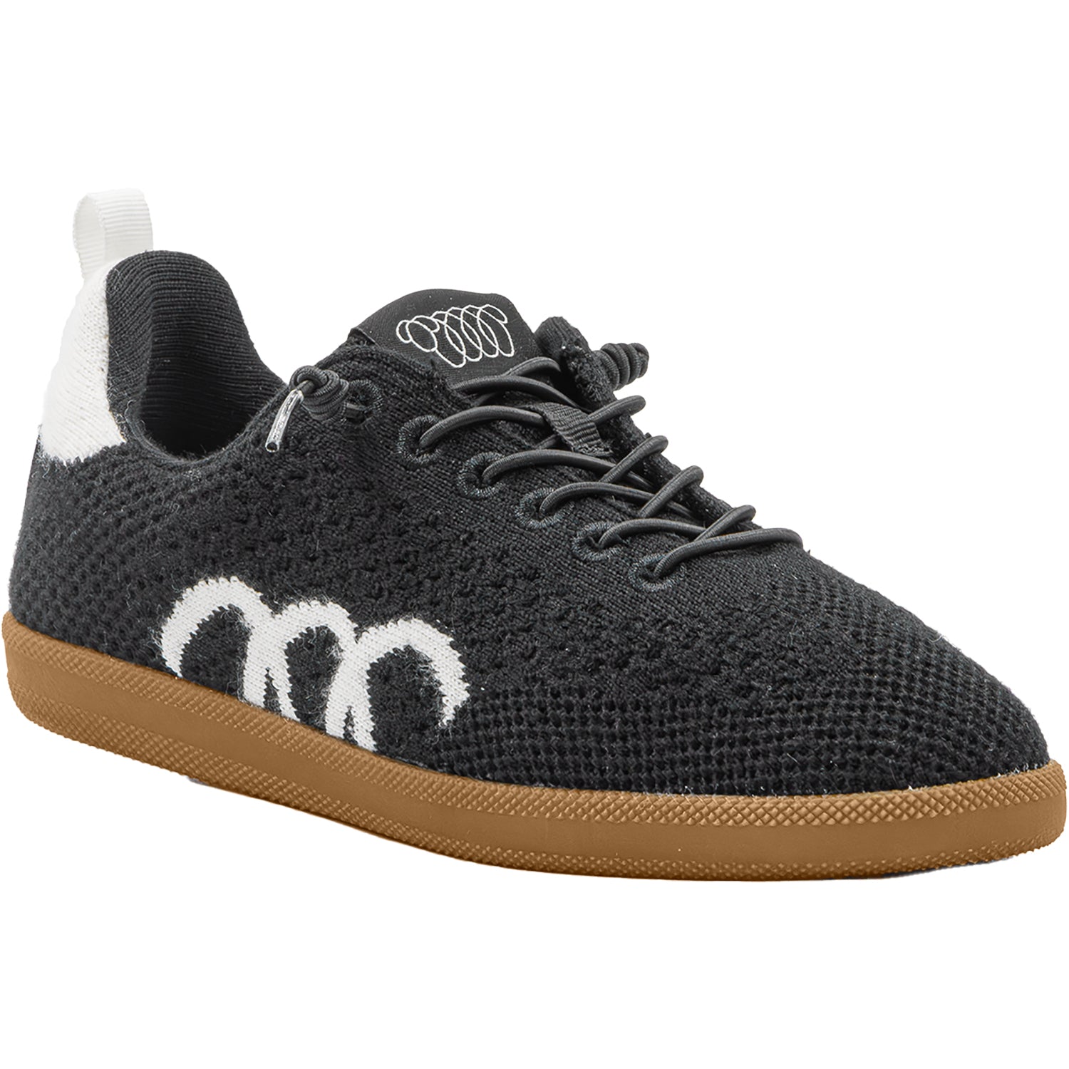 Unisex Woolloomooloo Woolloomooloo Engadine Merino Wool Unisex Sporty Lace Up Shoes Jet Jet
