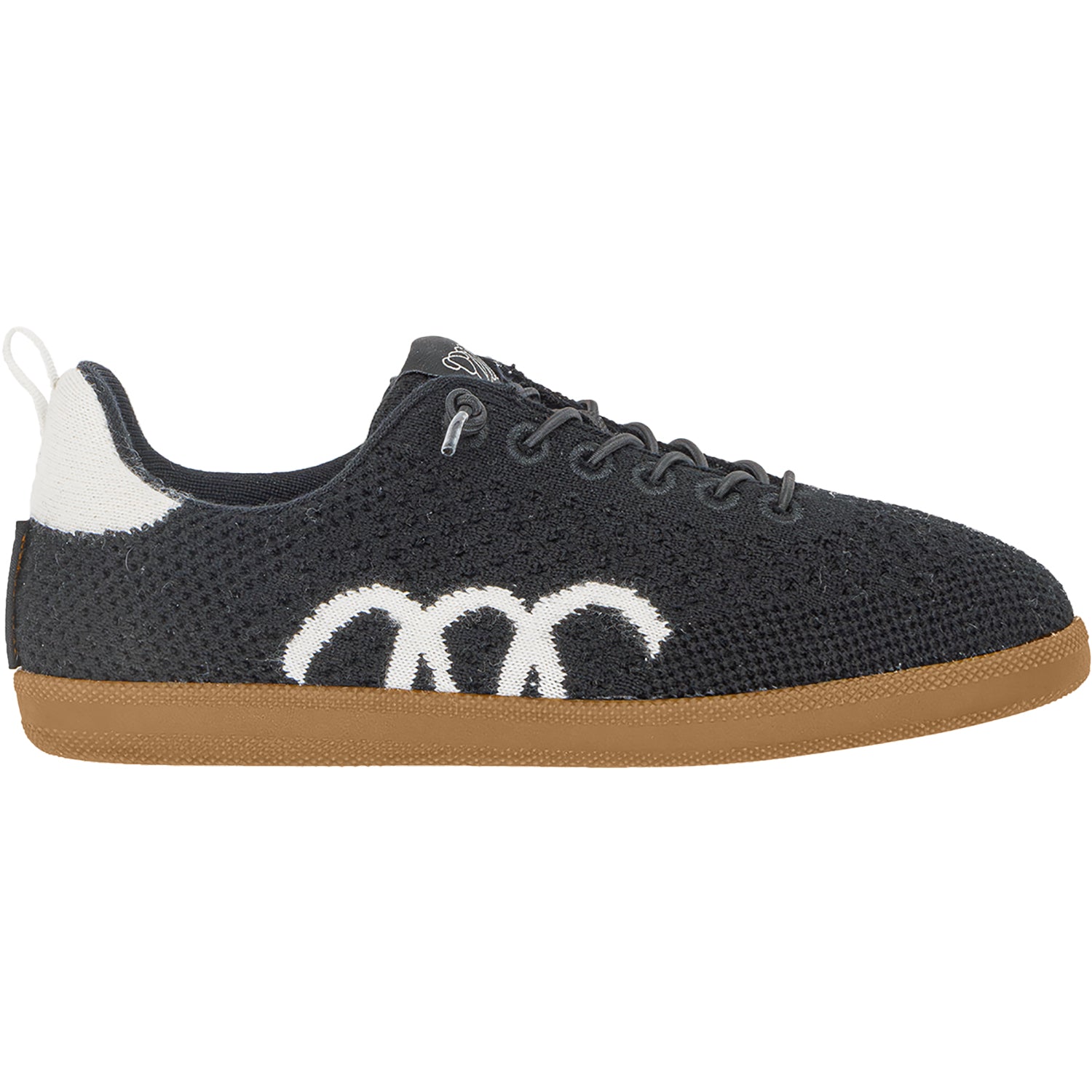 Unisex Woolloomooloo Woolloomooloo Engadine Merino Wool Unisex Sporty Lace Up Shoes Jet Jet