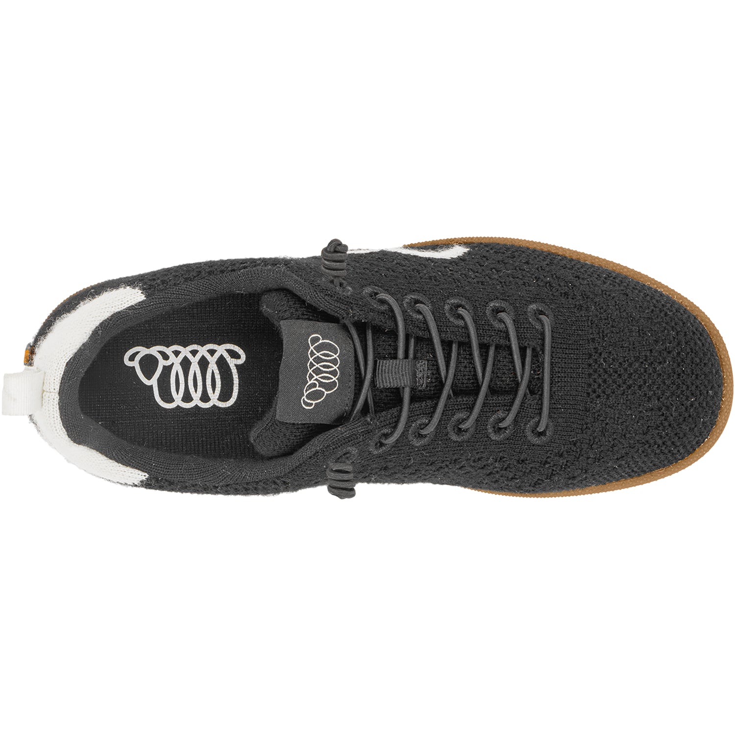 Unisex Woolloomooloo Woolloomooloo Engadine Merino Wool Unisex Sporty Lace Up Shoes Jet Jet