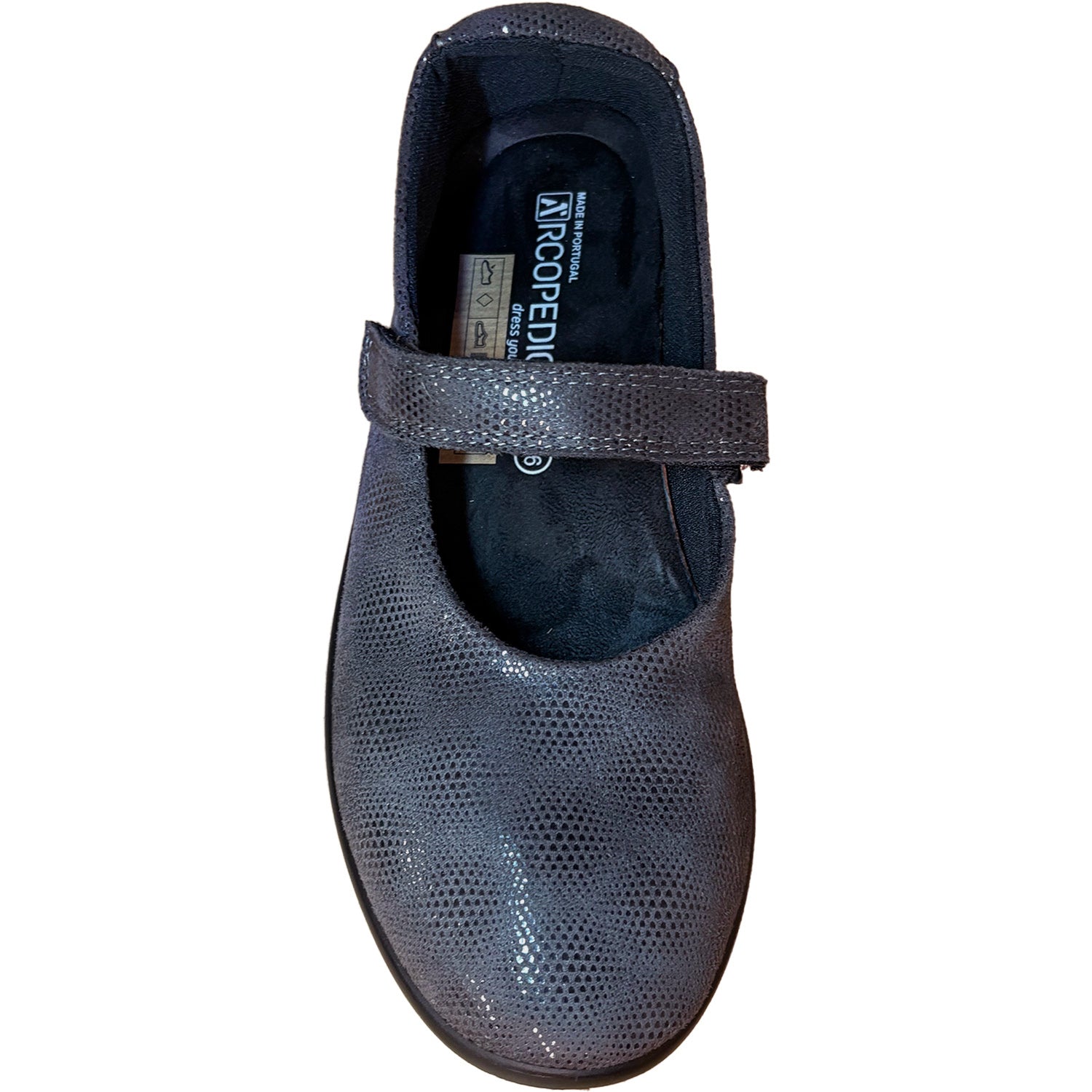 Womens Arcopedico Women's Arcopedico Estrela Deep Grey Stardust Deep Grey Stardust