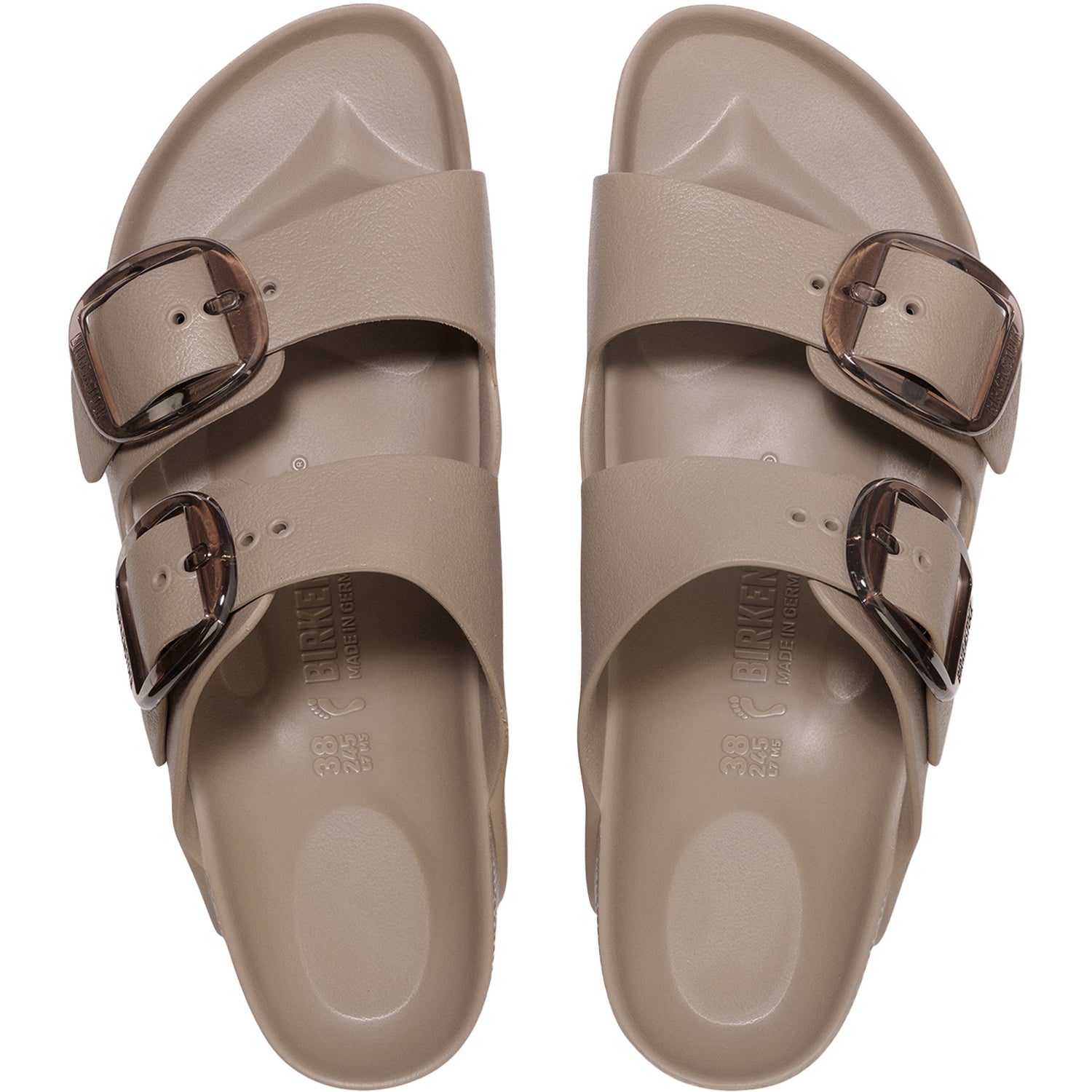 Women's Birkenstock EVA Arizona Big Buckle Gray/Taupe – Footwear etc.