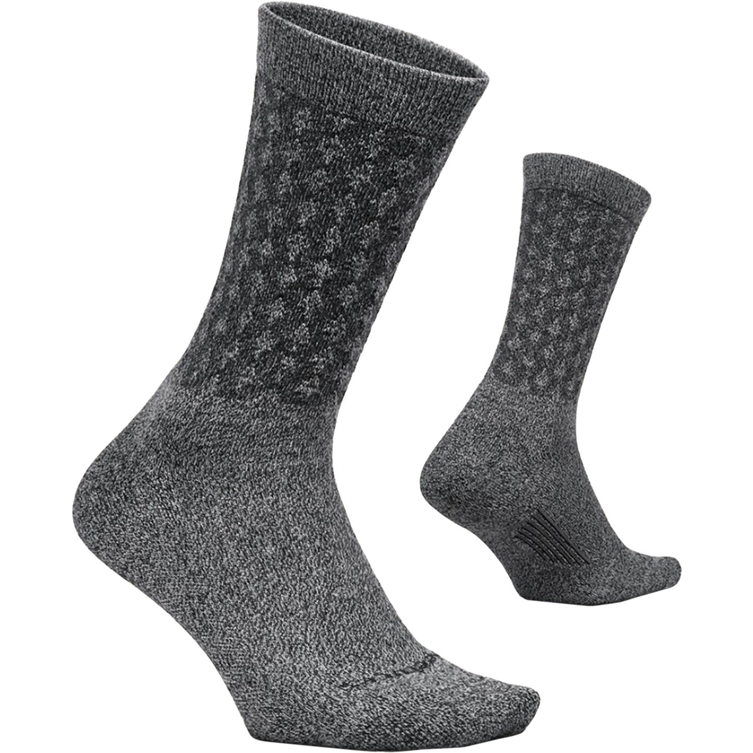 Womens Feetures Women's Feetures Everyday Max Cushion Crew Plush Grey Plush Grey