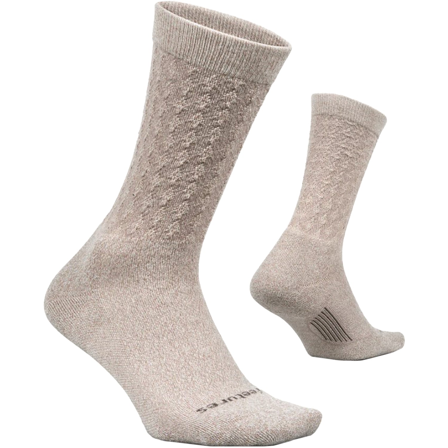 Womens Feetures Women's Feetures Everyday Max Cushion Crew Plush Taupe Plush Taupe