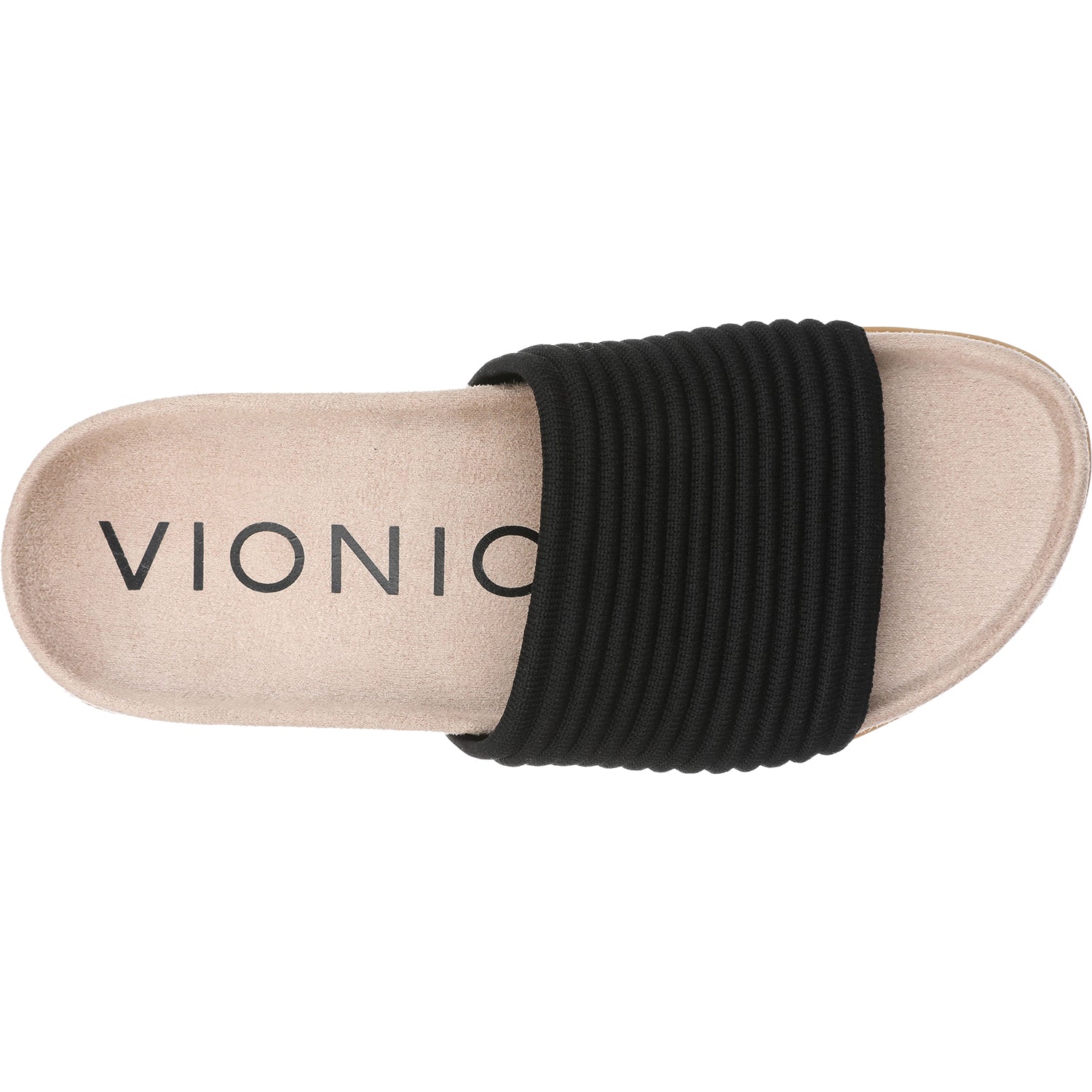 Womens Vionic Vionic Evie Knit Women's Slide Sandals Black Black
