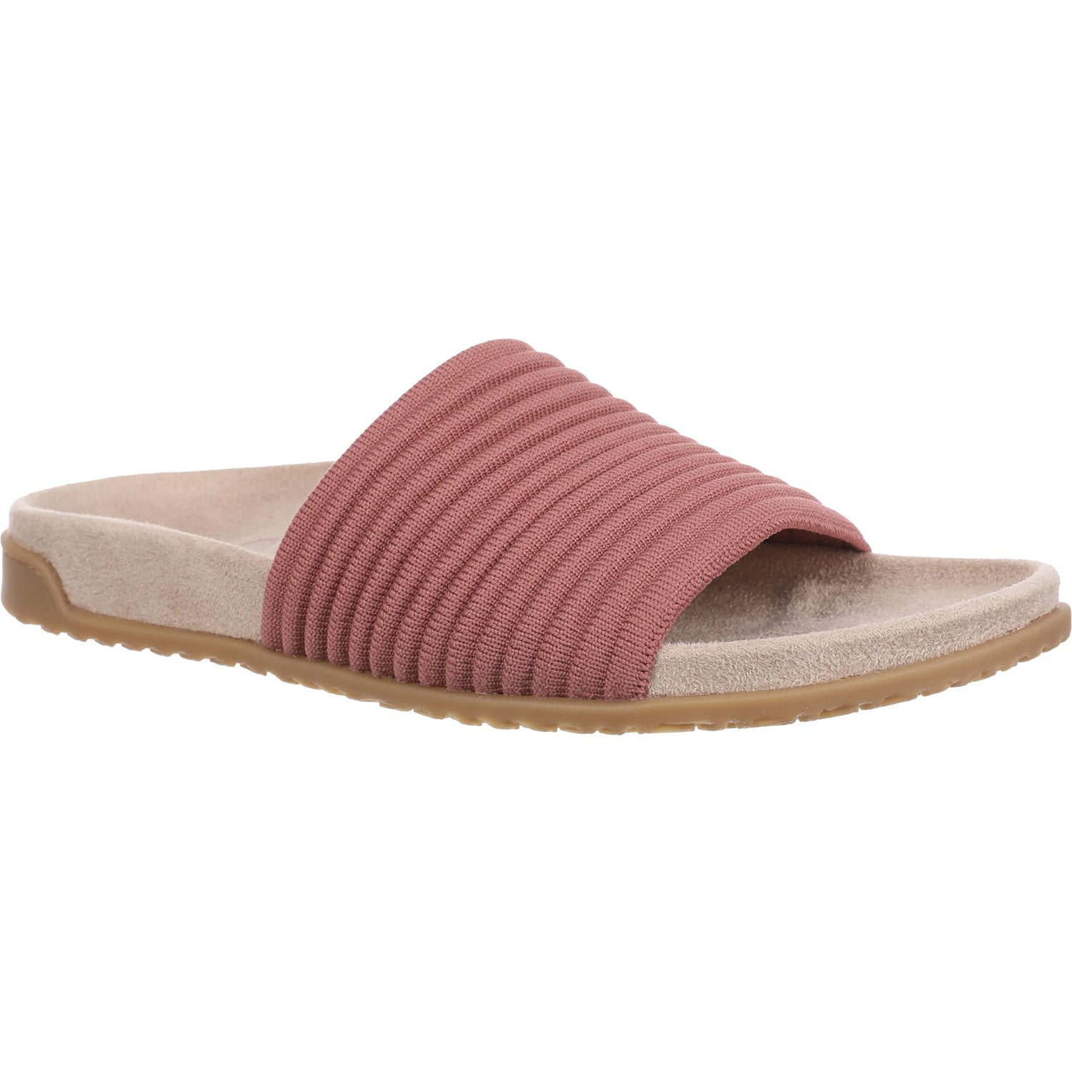 Womens Vionic Vionic Evie Knit Women's Slide Sandals Withered Rose Withered Rose