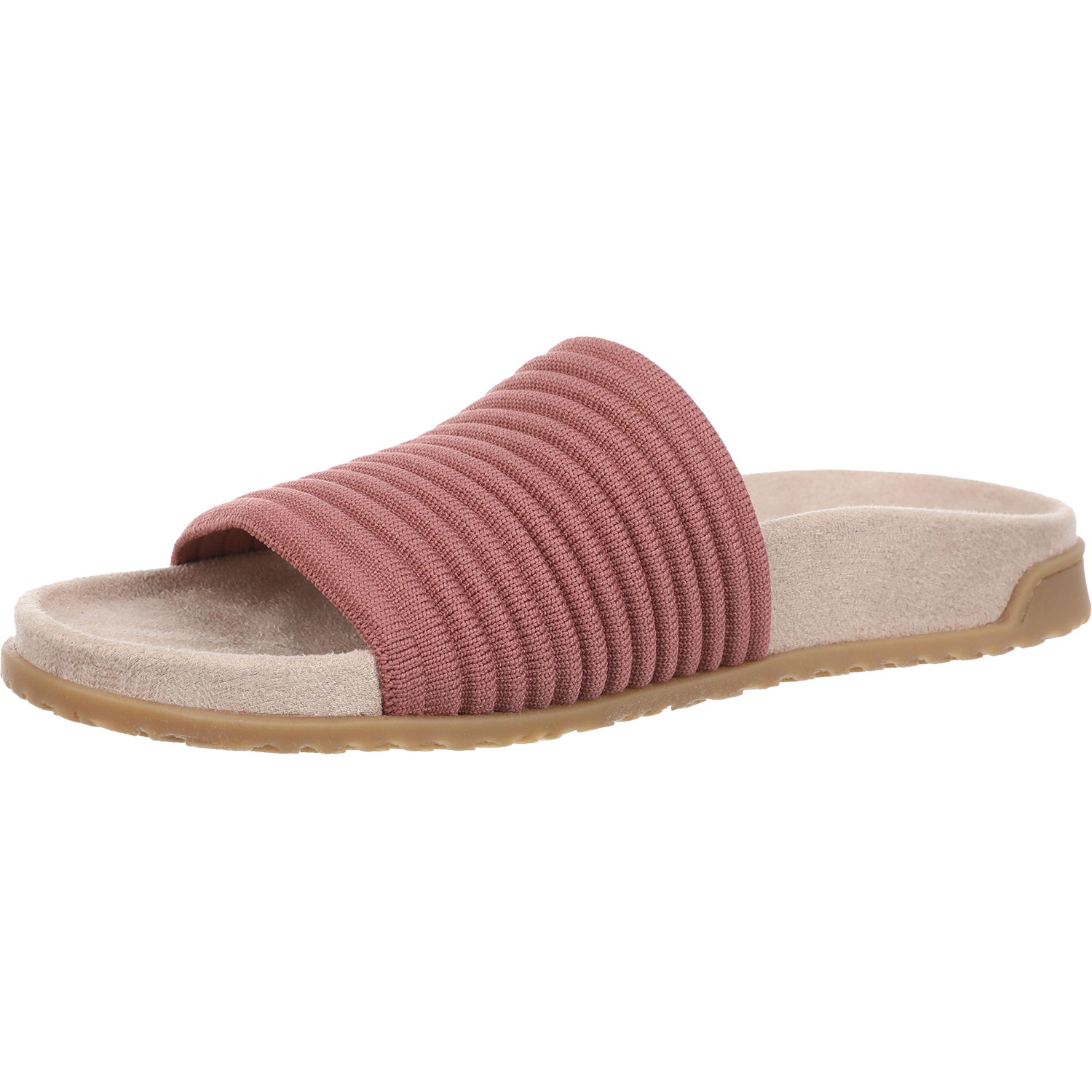Womens Vionic Vionic Evie Knit Women's Slide Sandals Withered Rose Withered Rose