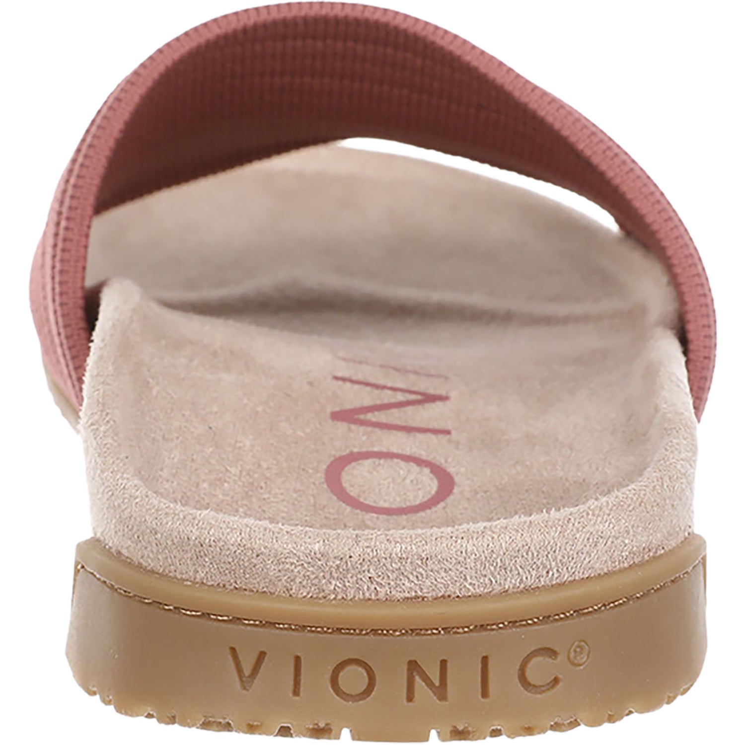 Womens Vionic Vionic Evie Knit Women's Slide Sandals Withered Rose Withered Rose