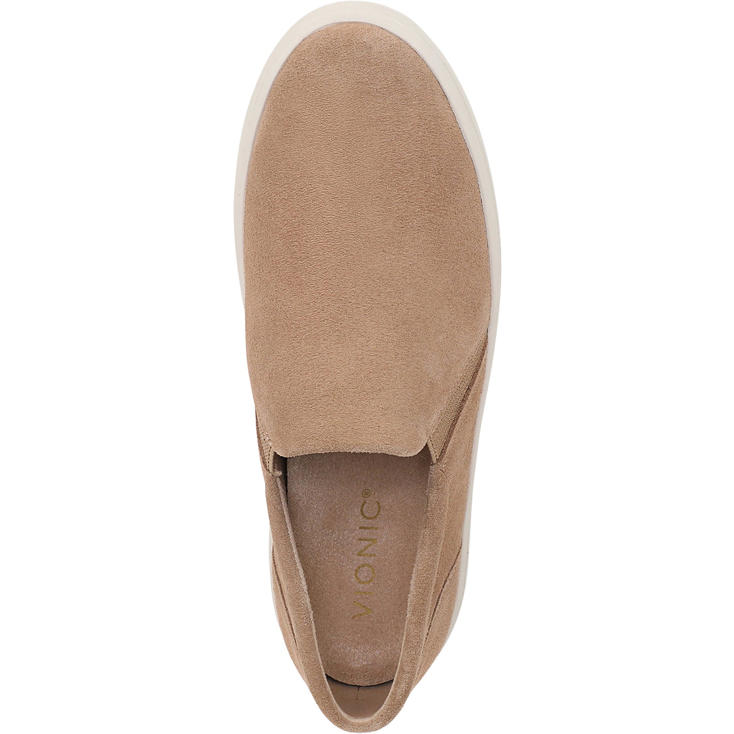 Womens Vionic Vionic Ellen Women's Casual Slip-Ons Sand Suede Desert Suede Sand