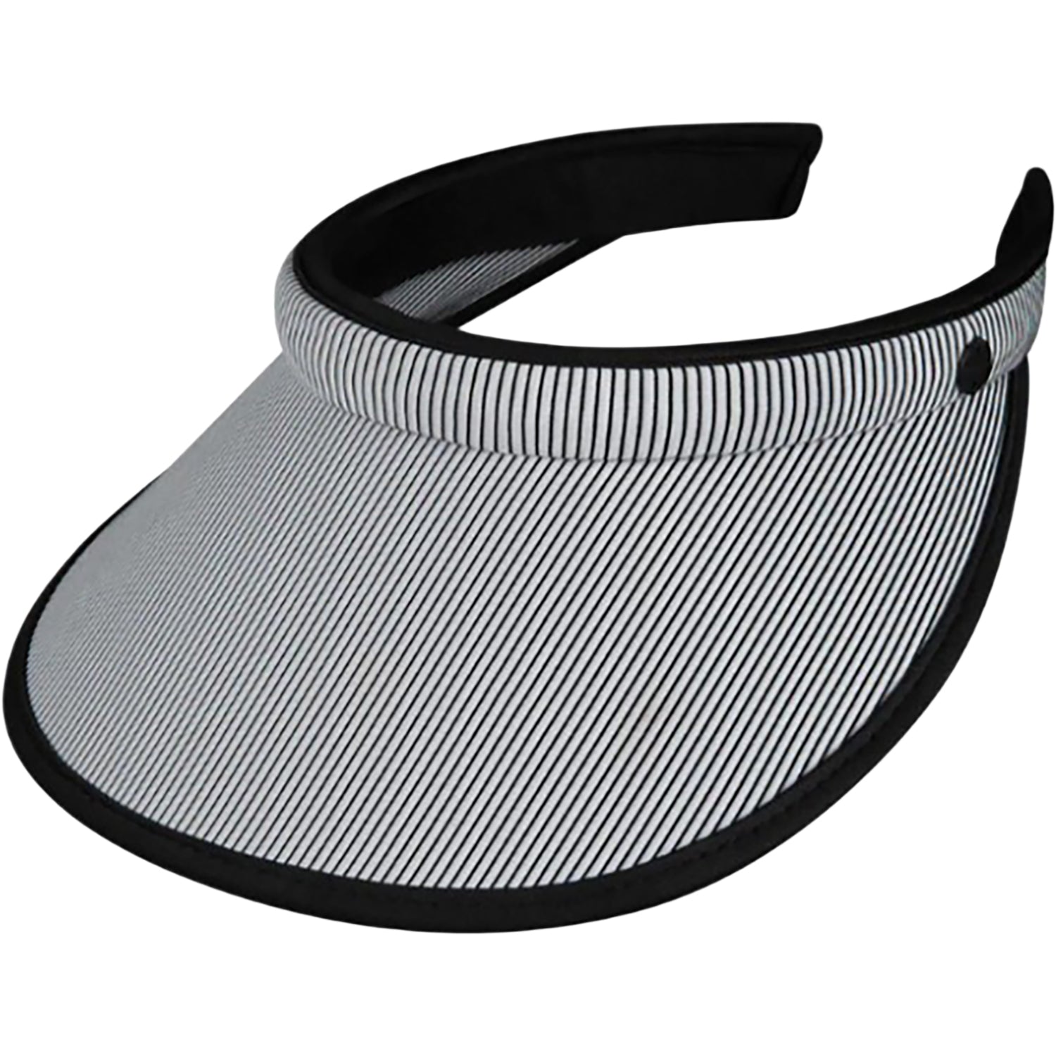 Womens Kooringal Kooringal Elliston Visor Women's Hat Black/White Stripe Black/White Stripe