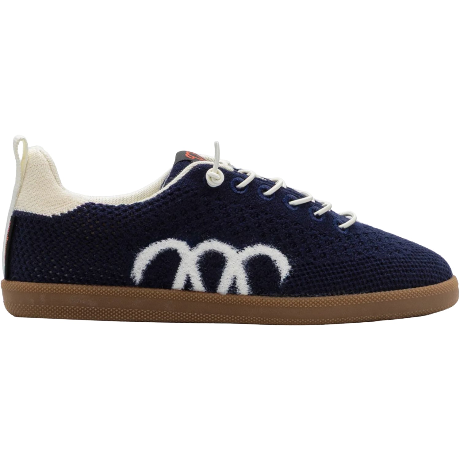 Unisex Woolloomooloo Woolloomooloo Engadine Merino Wool Unisex Sporty Lace Up Shoes Navy/Ecru Navy/Ecru