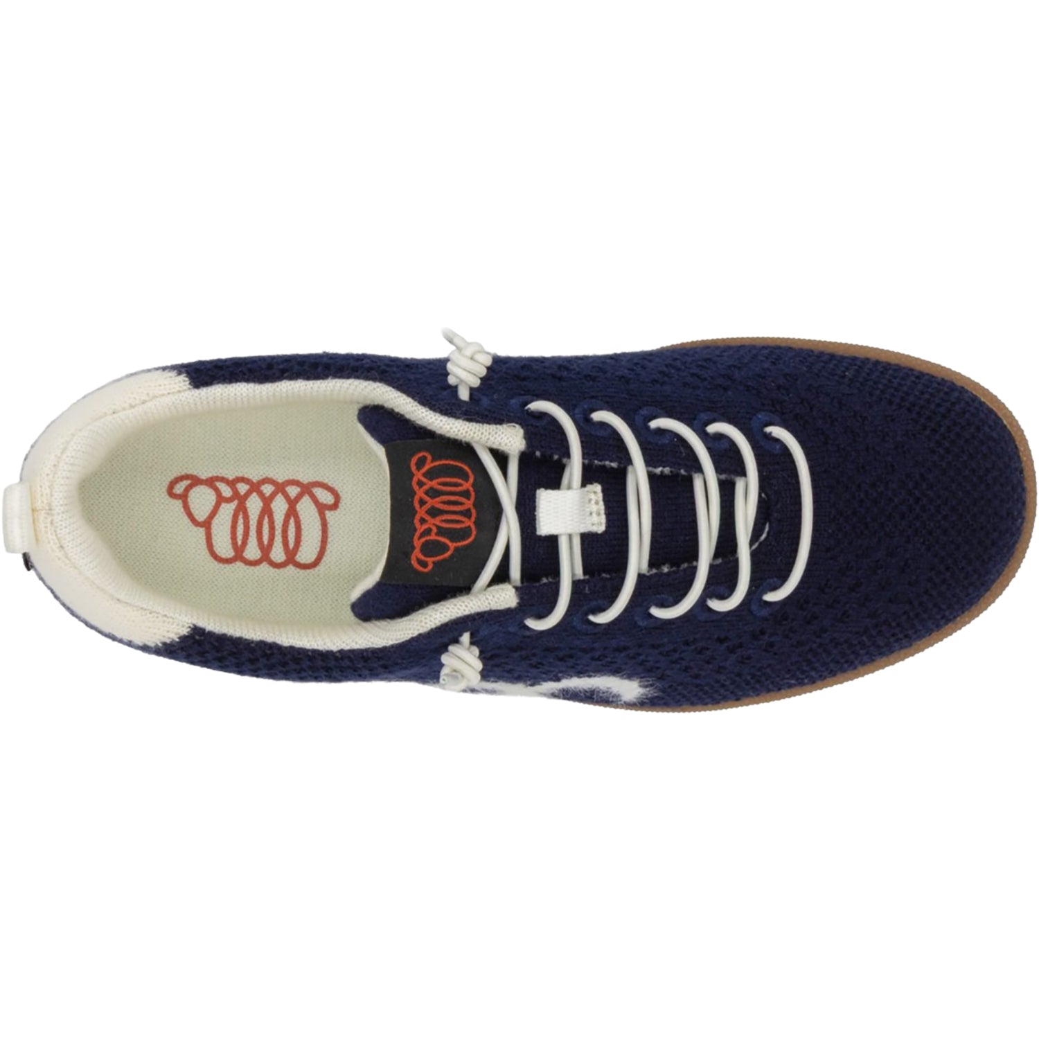 Unisex Woolloomooloo Woolloomooloo Engadine Merino Wool Unisex Sporty Lace Up Shoes Navy/Ecru Navy/Ecru