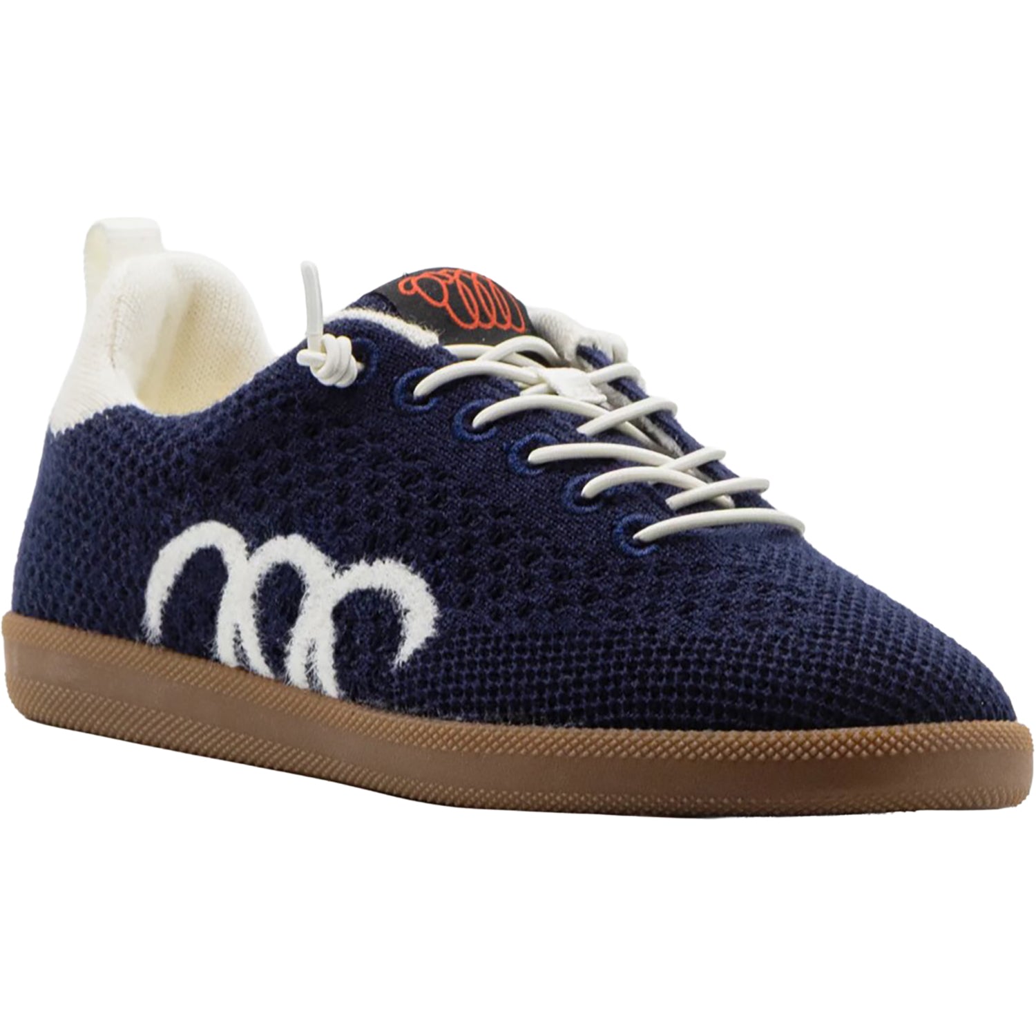 Unisex Woolloomooloo Woolloomooloo Engadine Merino Wool Unisex Sporty Lace Up Shoes Navy/Ecru Navy/Ecru