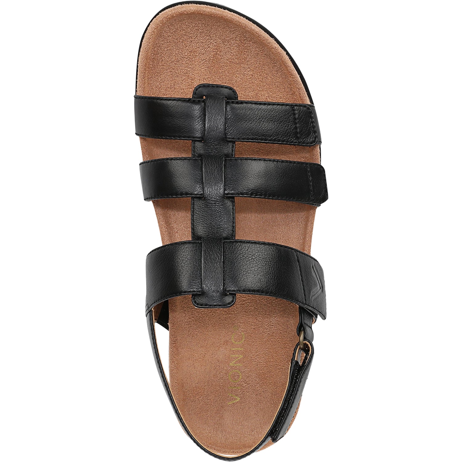 Womens Vionic Vionic Eureka Women's Sandals Black Leather Black Leather