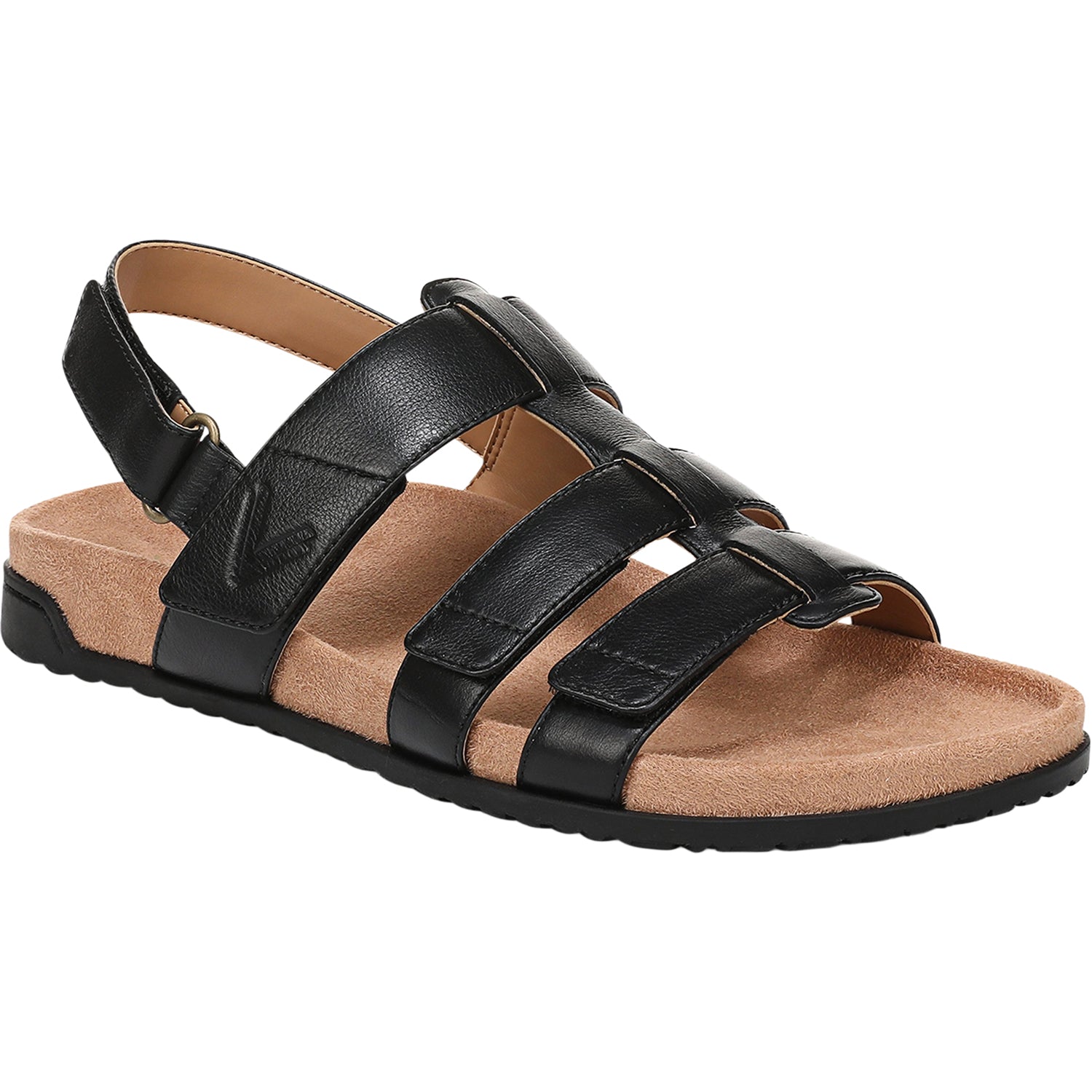 Womens Vionic Vionic Eureka Women's Sandals Black Leather Black Leather