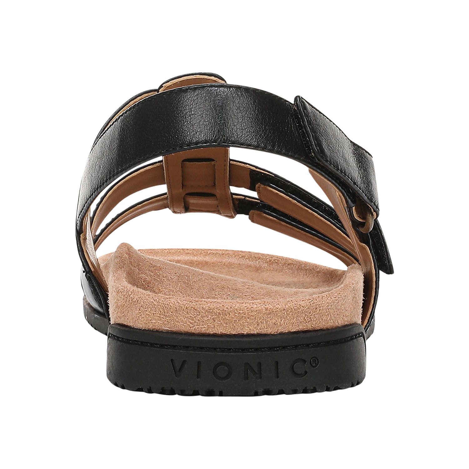 Womens Vionic Vionic Eureka Women's Sandals Black Leather Black Leather