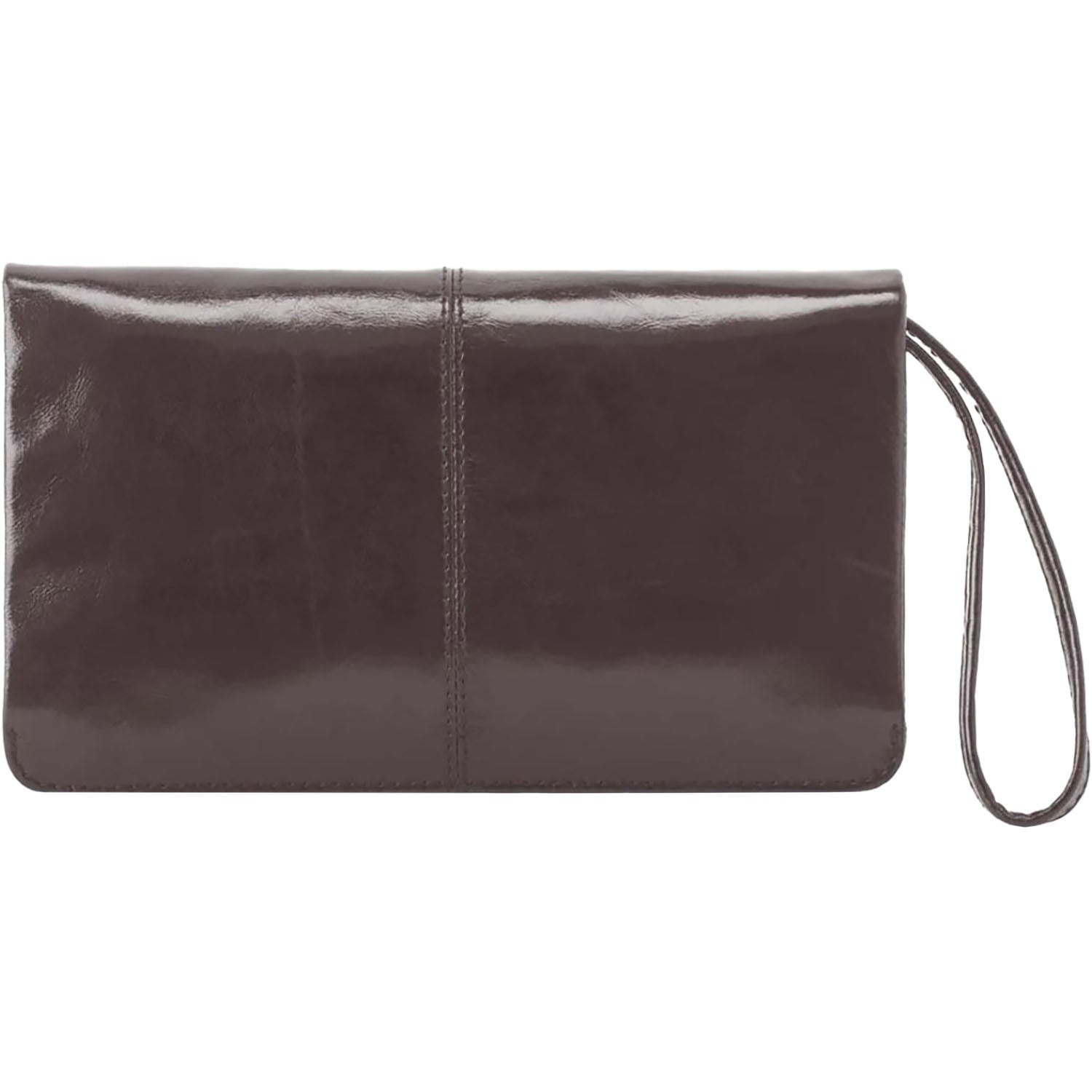 Womens Hobo Hobo Evolve Wristlet Hearthstone Polished Leather Hearthstone