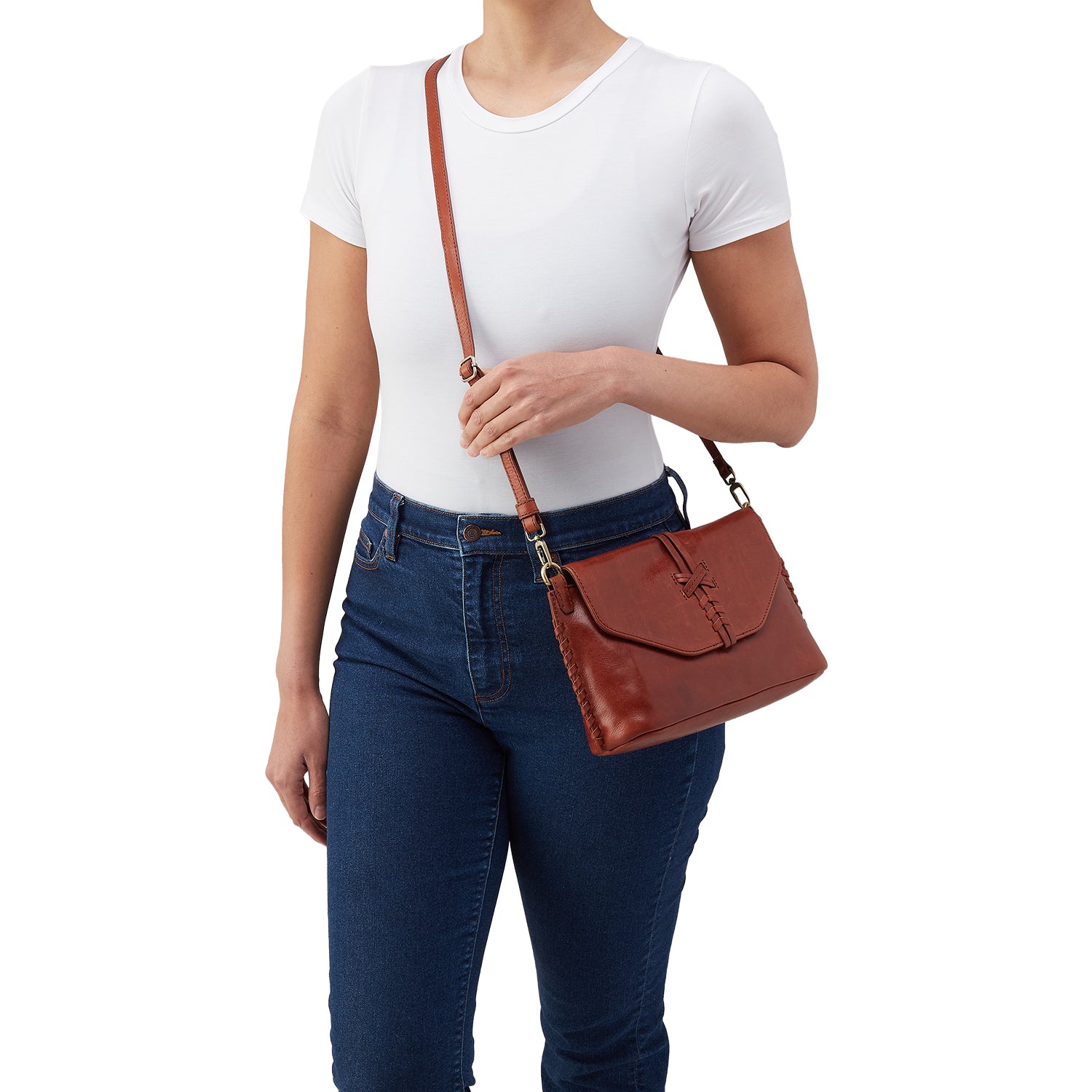 Womens Hobo Hobo Expedition Shoulder Crossbody Handbag Pecan Ridge Pecan Ridge