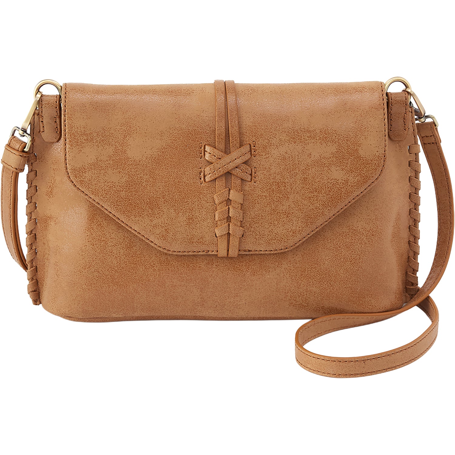 Womens Hobo Hobo Expedition Shoulder Crossbody Handbag Whiskey Whiskey